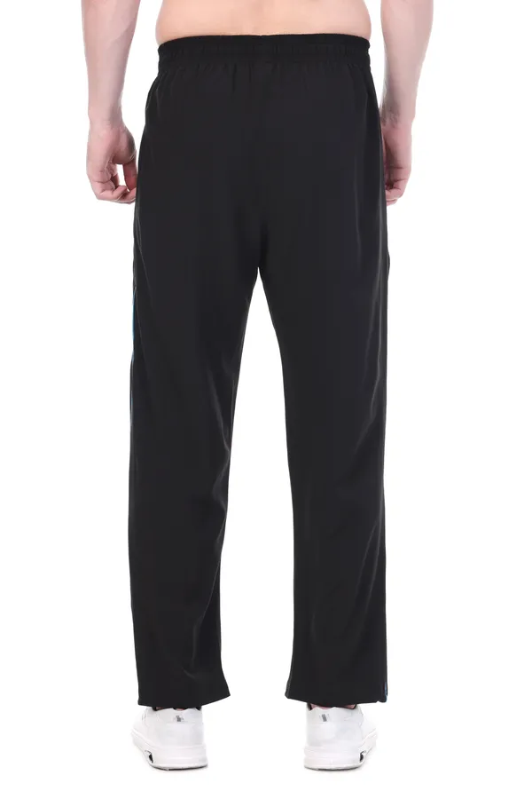 HYPE_BORN_Black_&_Sky_Blue_Lightweight_Regular_Fit_Track_Pants_with_Contrast_Side_Piping