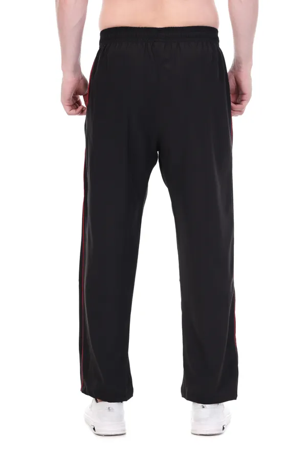 HYPE_BORN_Black_&_Red_Lightweight_Regular_Fit_Track_Pants_with_Contrast_Side_Piping