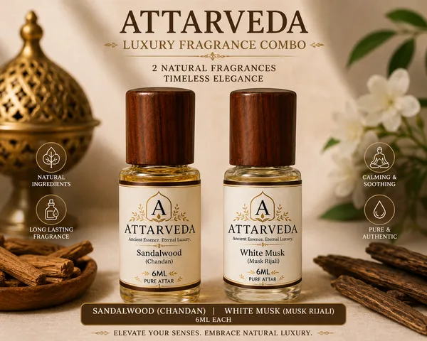 Attar_Veda_Sandalwood_Chandan_Attar_6ml_+_White_Musk_Attar_6ml_|_Unisex_Natural_Attar_Combo_Pack_of_2