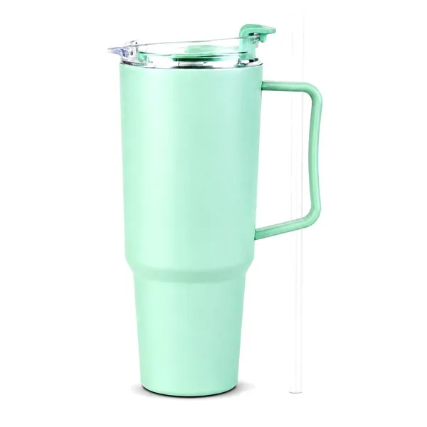 Mint_Green_Stainless_Steel_Insulated_Travel_Tumbler_With_Handle_And_Lid
