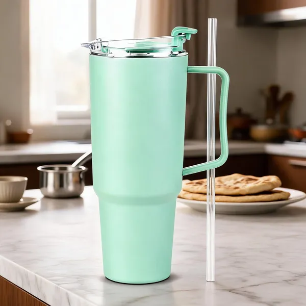 Mint_Green_Stainless_Steel_Insulated_Travel_Tumbler_With_Handle_And_Lid