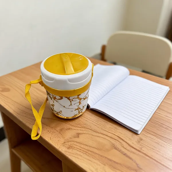 Yellow_Marble_Print_Sipper_Cup_With_Straw_And_Handle