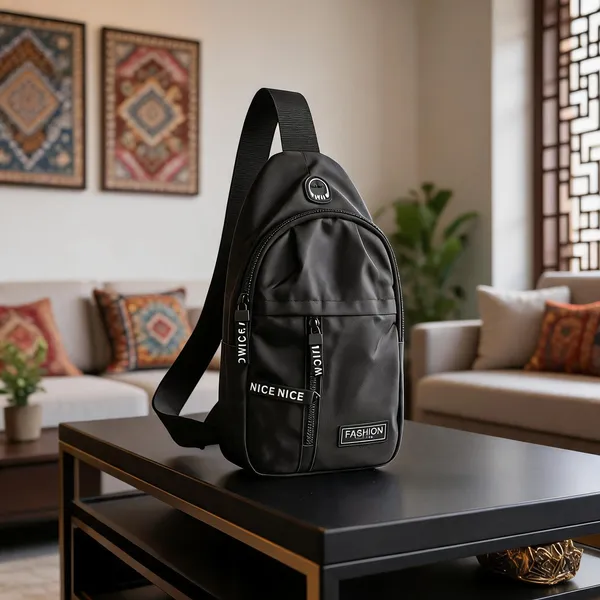 Black_Nylon_Crossbody_Sling_Bag_For_Men