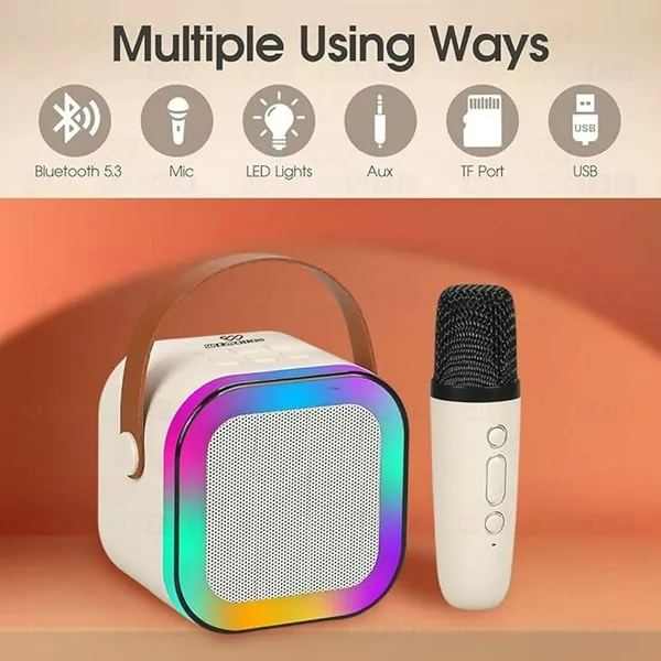 Portable_Karaoke_Speaker,_Wireless_Mic_&_Led_Light_Effects_For_Parties