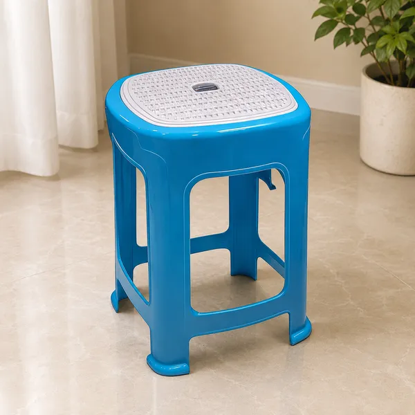 Blue_Plastic_Anti-Slip_Bathroom_Stool