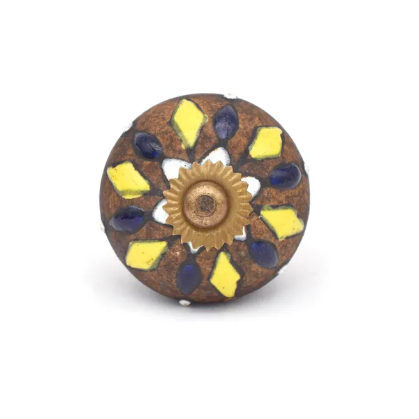 Ceramic_Bohemian_Hand_Painted_Floral_Yellow_Blue_Drawer_Knobs