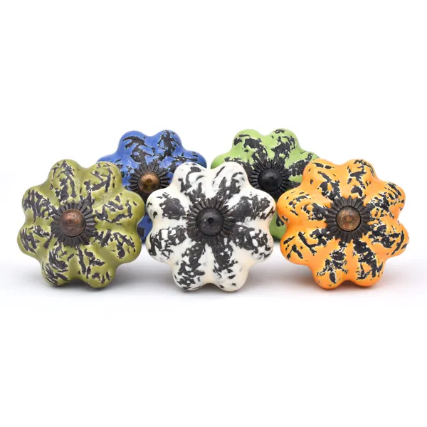 Ceramic_Rustic_Multicolor_Flower_Shaped_Cabinet_Knobs_(Set_of_2)
