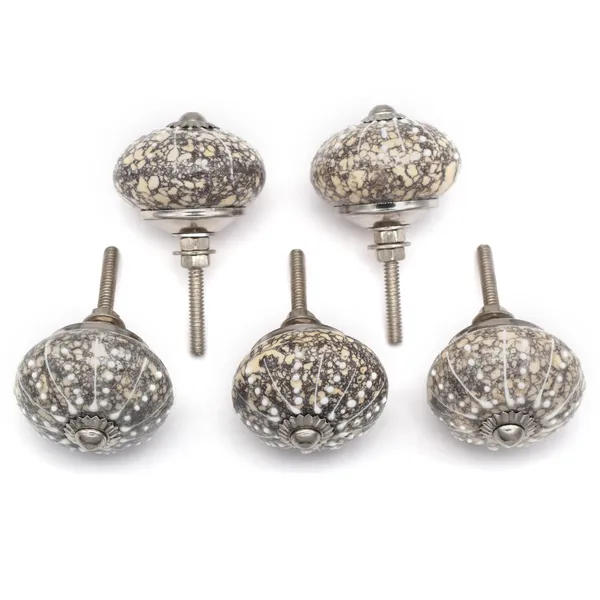 Ceramic_Vintage_Grey_White_Mosaic_Round_Drawer_Knob