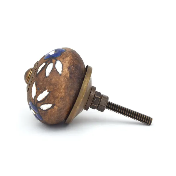 Metal_Rustic_Brown_Blue_Accent_Floral_Cutout_Cabinet_Knobs