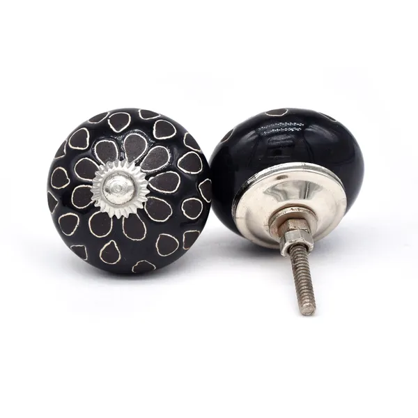 Ceramic_Elegant_Black_White_Hand_Painted_Floral_Cabinet_Knobs