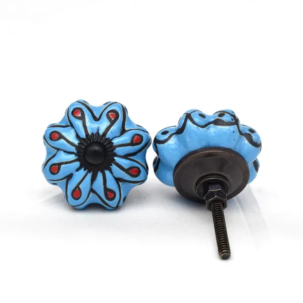 Ceramic_Bohemian_Blue_Paisley_Floral_Hand_Painted_Cabinet_Knobs