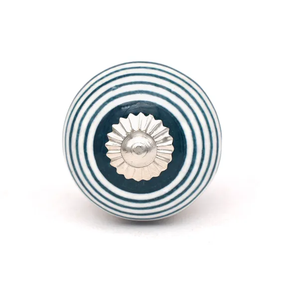 Ceramic_Coastal_White_Blue_Striped_Round_Drawer_Knob