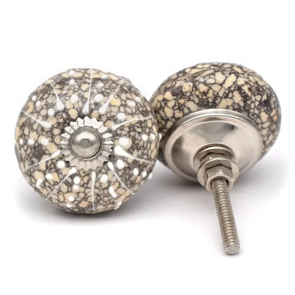 Ceramic_Vintage_Grey_White_Mosaic_Round_Drawer_Knob