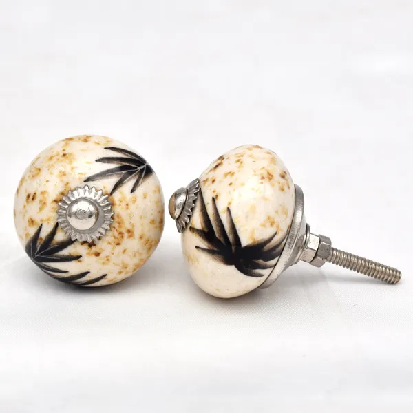 Ceramic_Rustic_Black_Floral_Botanical_Cabinet_Knobs