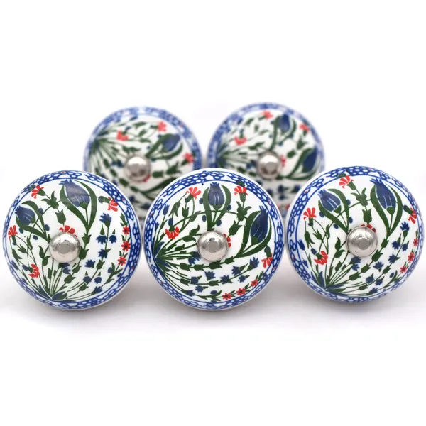 Ceramic_Traditional_Multicolor_Hand_Painted_Floral_Drawer_Knob
