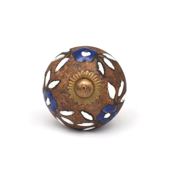 Metal_Rustic_Brown_Blue_Accent_Floral_Cutout_Cabinet_Knobs
