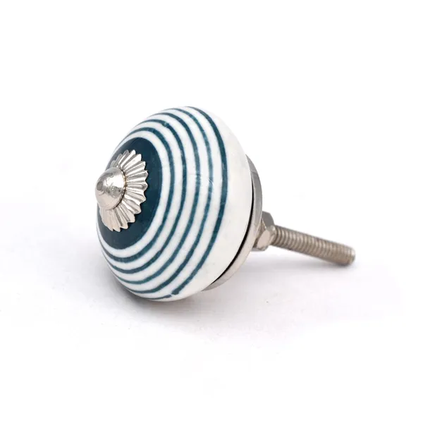 Ceramic_Coastal_White_Blue_Striped_Round_Drawer_Knob