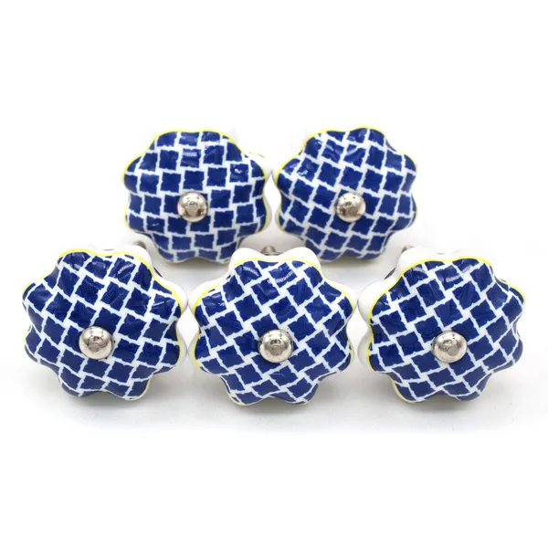 Ceramic_Classic_Lattice_Geometric_Blue_White_Drawer_Knobs