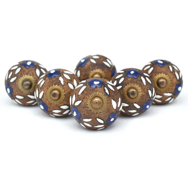 Metal_Rustic_Brown_Blue_Accent_Floral_Cutout_Cabinet_Knobs