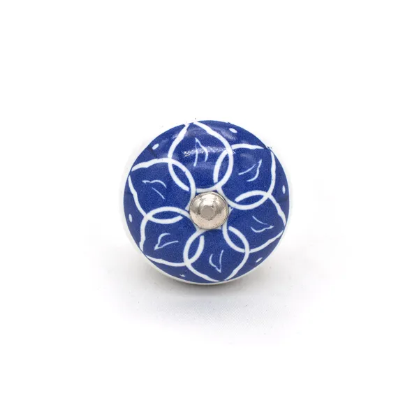 Ceramic_Traditional_Lotus_Floral_Blue_White_Door_Knobs