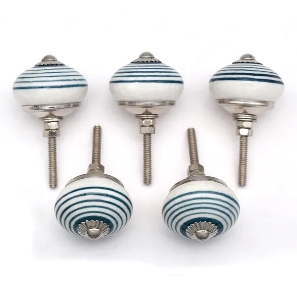 Ceramic_Coastal_White_Blue_Striped_Round_Drawer_Knob