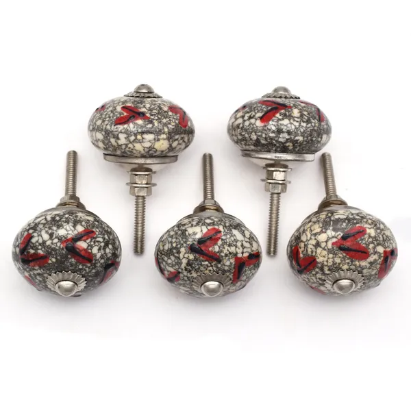 Ceramic_Rustic_Grey_Red_Geometric_Cabinet_Knob