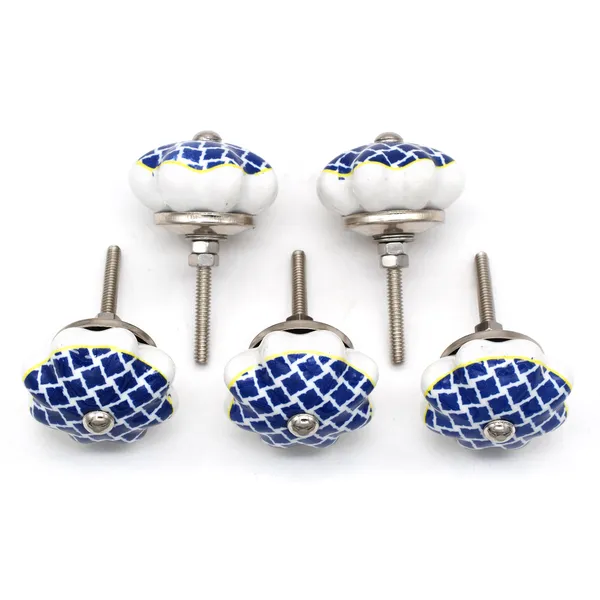 Ceramic_Classic_Lattice_Geometric_Blue_White_Drawer_Knobs