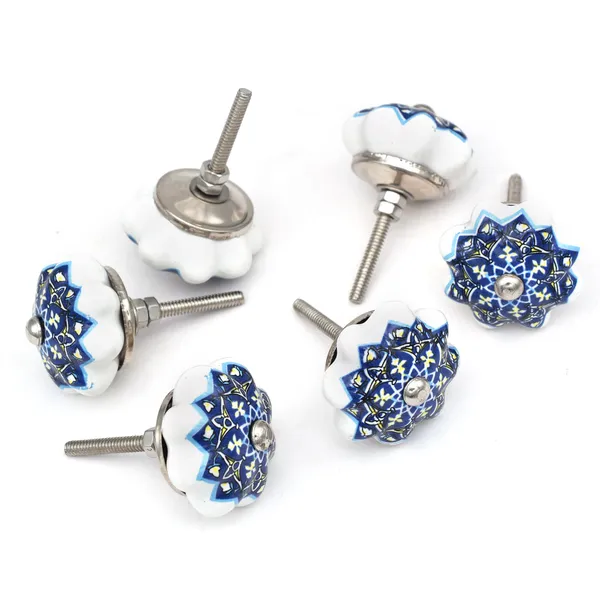 Ceramic_Traditional_Blue_White_Floral_Meenakari_Cabinet_Knobs
