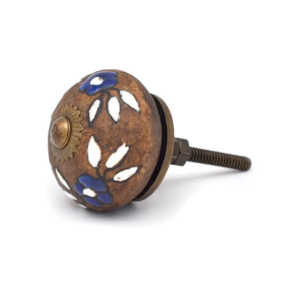 Metal_Rustic_Brown_Blue_Accent_Floral_Cutout_Cabinet_Knobs
