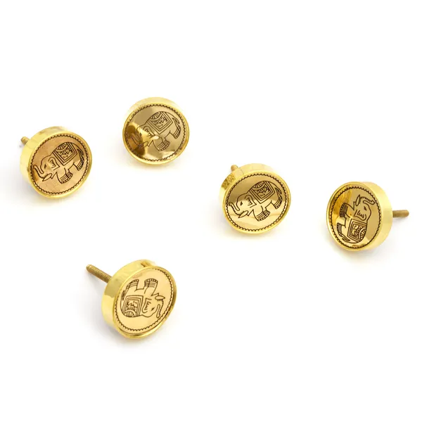 Brass_Ethnic_Elephant_Engraved_Round_Cabinet_Knobs