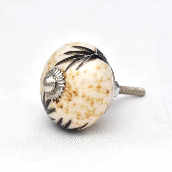 Ceramic_Rustic_Black_Floral_Botanical_Cabinet_Knobs