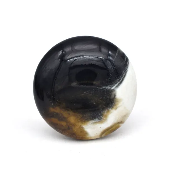 Ceramic_Artistic_Black_White_Gold_Marbled_Round_Cabinet_Knob