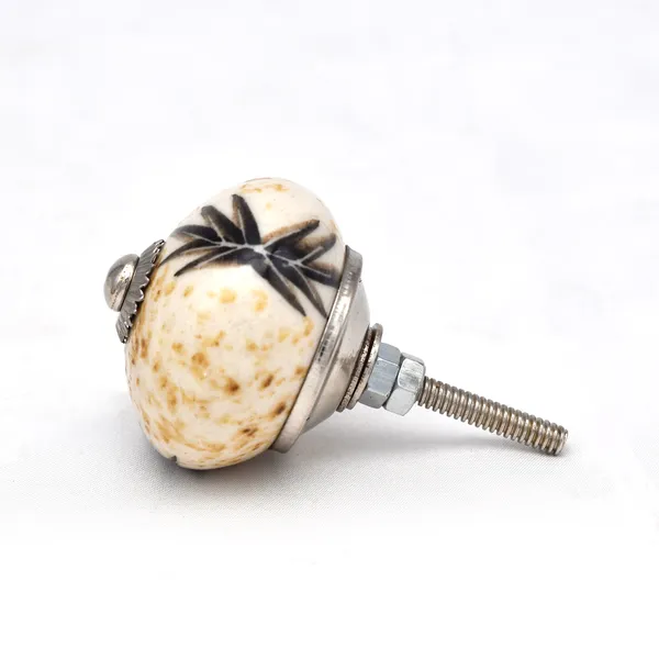 Ceramic_Rustic_Black_Floral_Botanical_Cabinet_Knobs