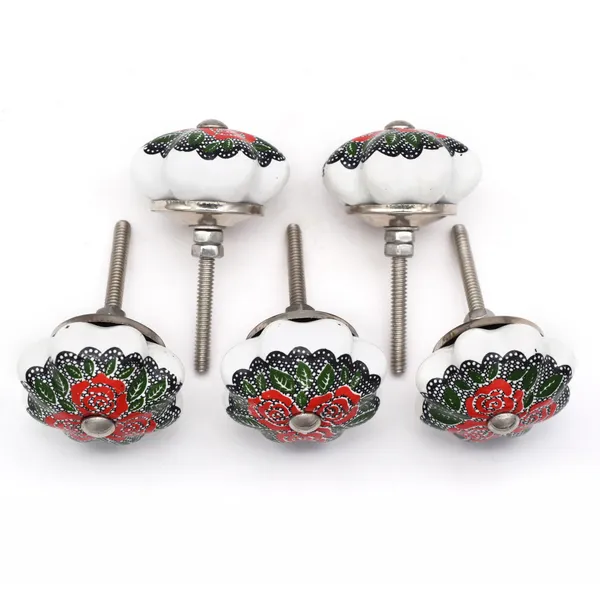 Ceramic_Traditional_Hand_Painted_Flower_Multicolor_Cabinet_Knobs