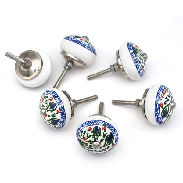 Ceramic_Traditional_Multicolor_Hand_Painted_Floral_Drawer_Knob