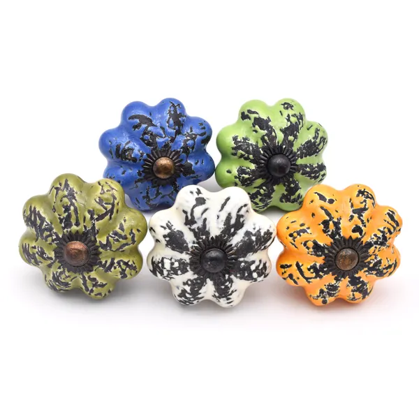 Ceramic_Rustic_Multicolor_Flower_Shaped_Cabinet_Knobs_(Set_of_2)