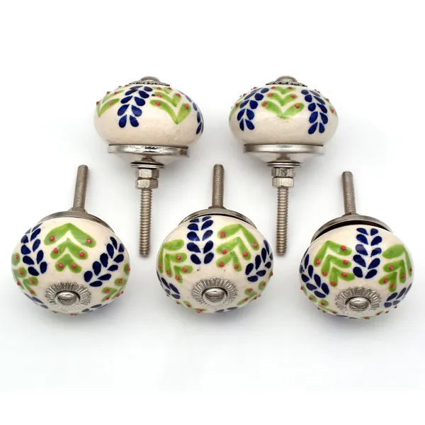 Ceramic_Traditional_Hand_Painted_Floral_White_Drawer_Knobs