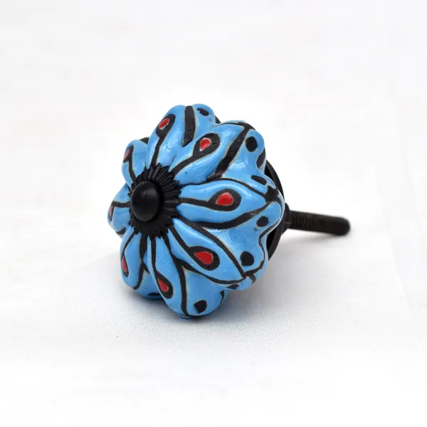 Ceramic_Bohemian_Blue_Paisley_Floral_Hand_Painted_Cabinet_Knobs