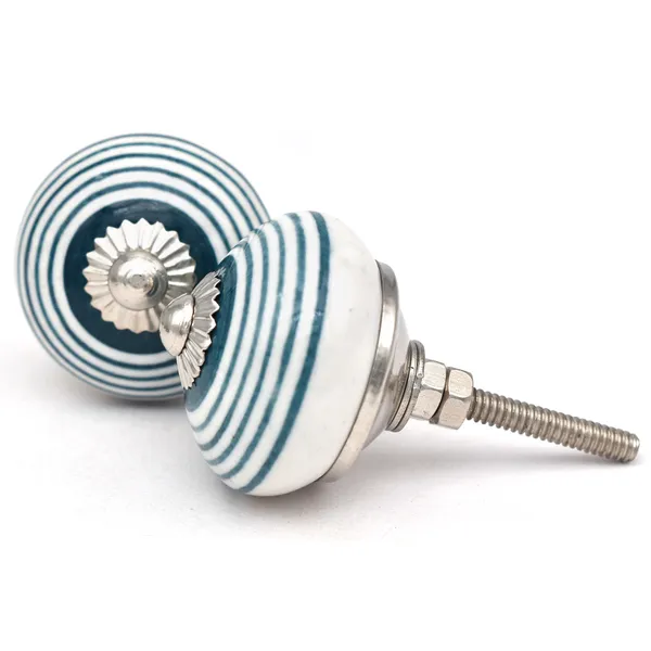 Ceramic_Coastal_White_Blue_Striped_Round_Drawer_Knob
