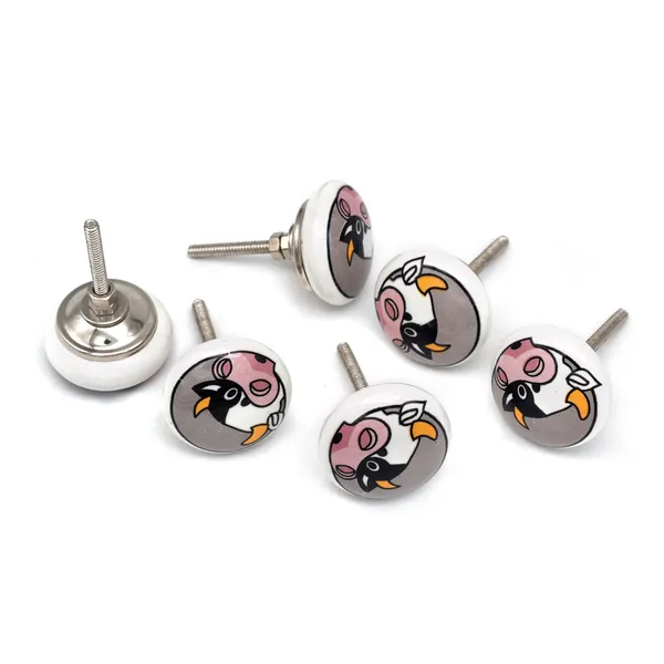 Ceramic_Whimsical_Cow_Face_Cabinet_Knobs