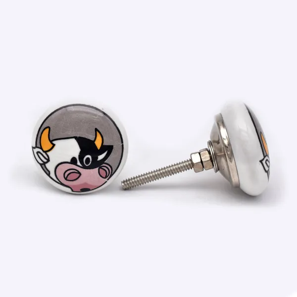 Ceramic_Whimsical_Cow_Face_Cabinet_Knobs