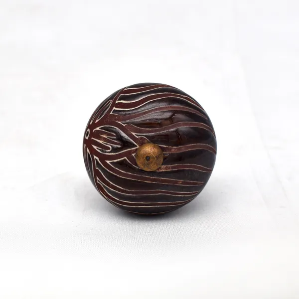 Wood_Traditional_Carved_Wave_Pattern_Spherical_Cabinet_Knobs