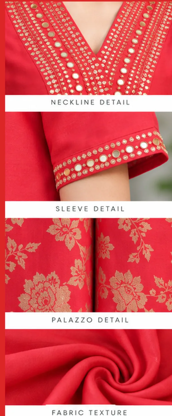 Red_Embellished_Kurta_Set_for_Women