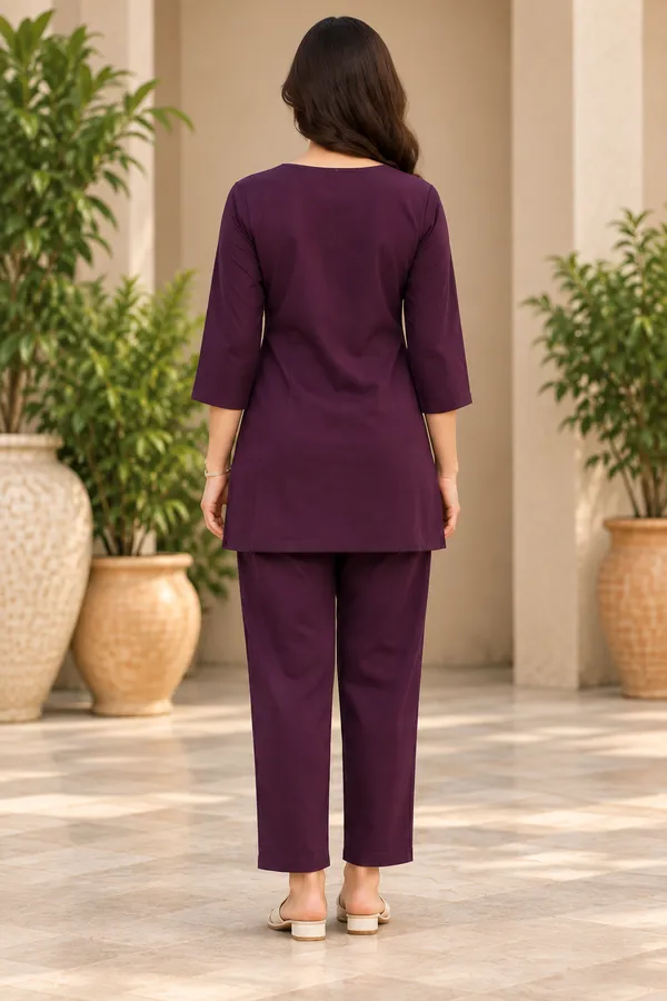 Purple_Embroidered_Kurta_Pant_Set_for_Women
