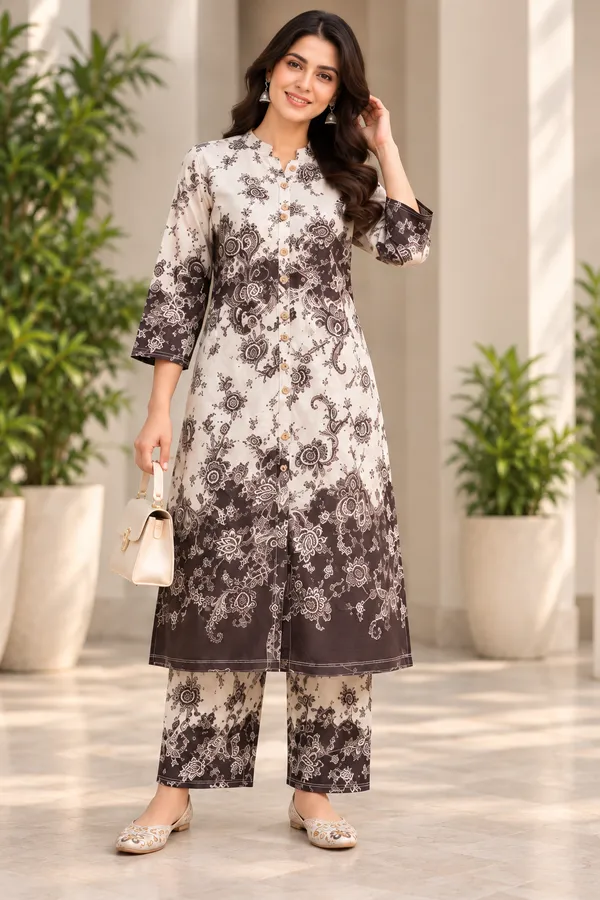 Cream_Printed_Straight_Kurta_Set_for_Women