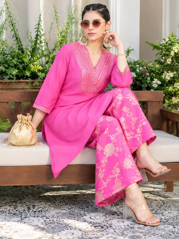 Pink_Embroidered_Straight_Kurta_Palazzo_Set_for_Women