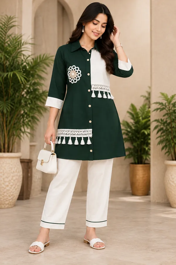 Green_Embroidered_Kurta_Pant_Set_for_Women