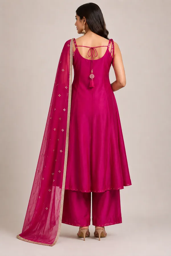 Pink_Silk_Embellished_Anarkali_Set_For_Women