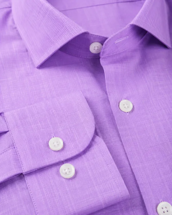 Lavender_solid_men_Shirt