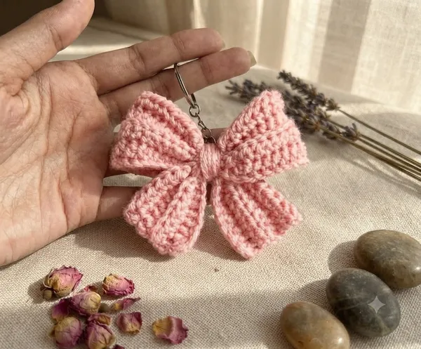 Pink_Bow_Key_Chain